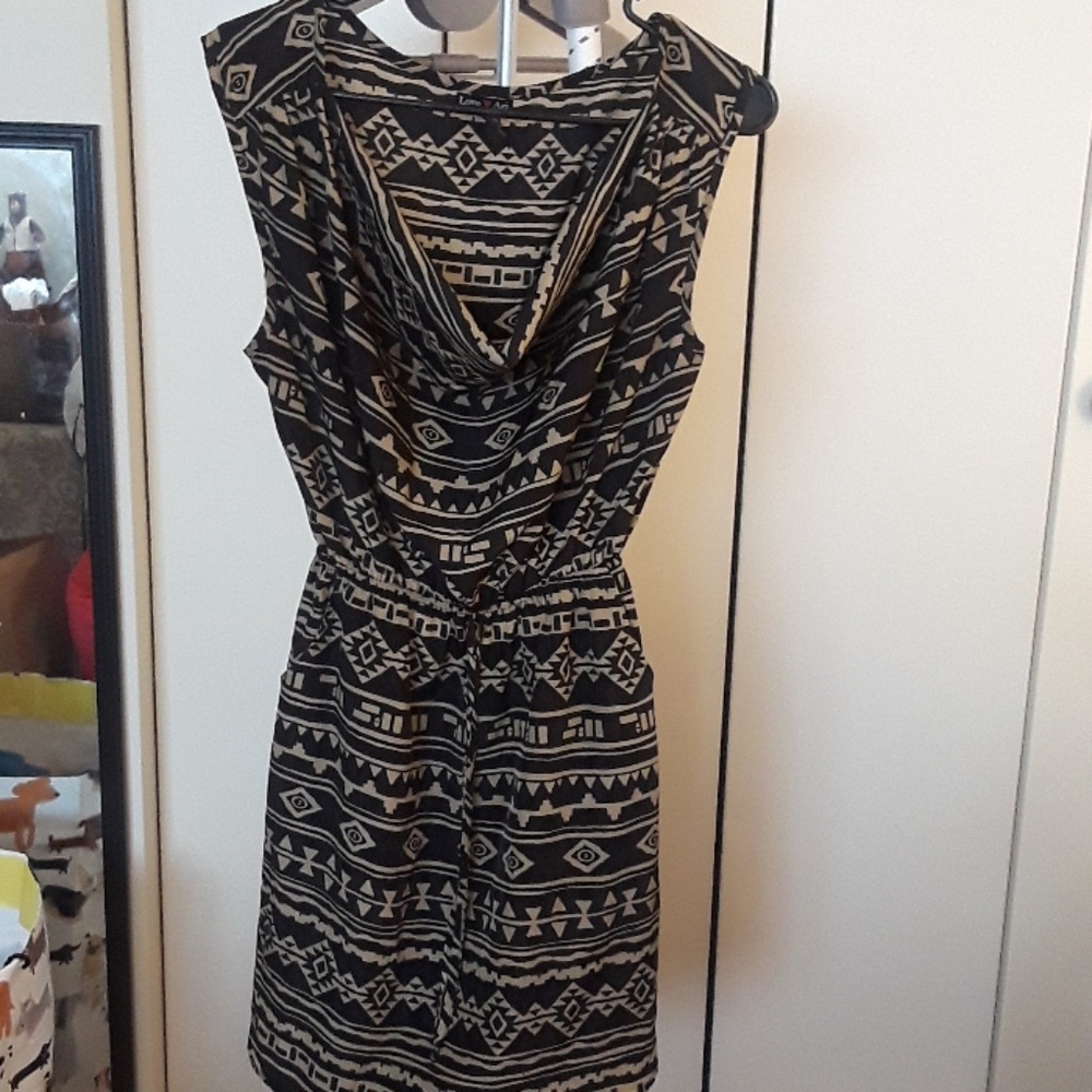 Black and Tan Dress